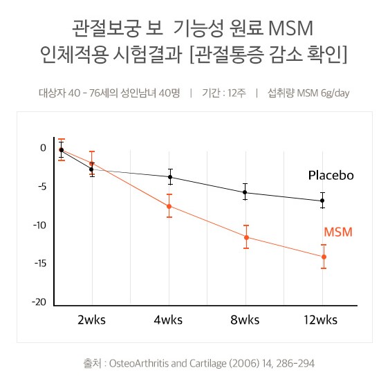 관절보궁 보 인체 시험 결과